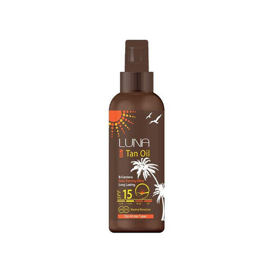 Luna Tanning Oil SPF 15 /200 ml Spray - Beauty Bounty