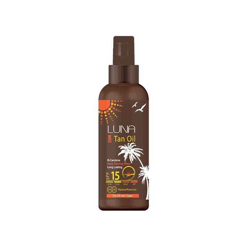 Luna Tanning Oil SPF 15 /200 ml Spray - Beauty Bounty