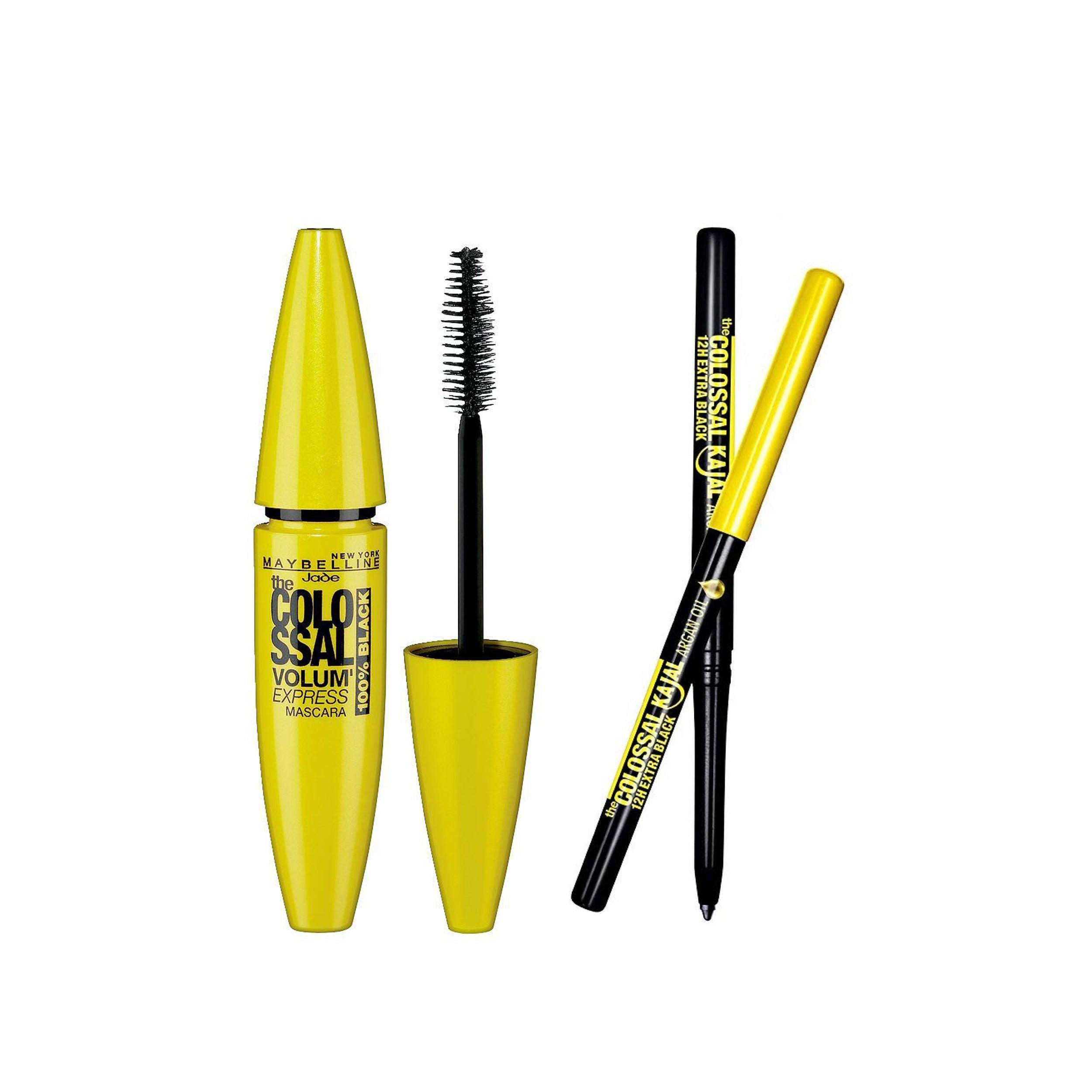 Maybelline Colossal Mascara and Kajal set - Beauty Bounty