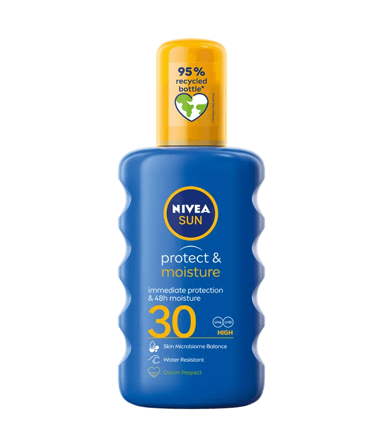 Nivea Sun SPF 30 High Protect & Moisture Sun Spray 200 ml - Beauty Bounty