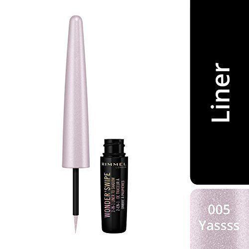 RIMMEL LONDON Wonder Swipe 2in1 Glitter Eyeliner To Eyeshadow 005 YASSSS - Beauty Bounty