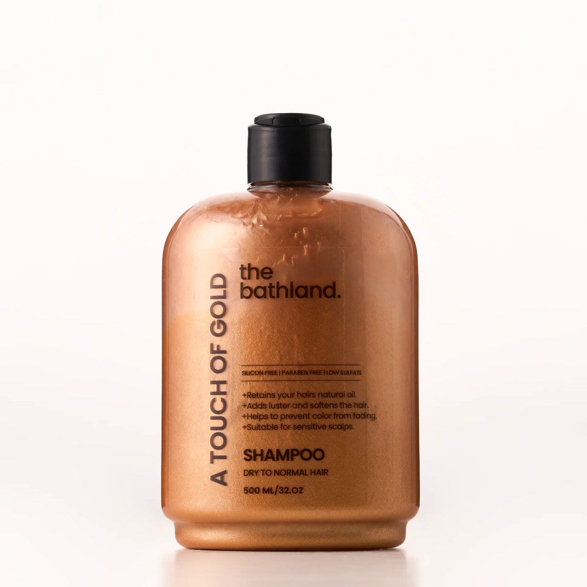 The Bath Land Low-Sulfate Touch of Gold Shampoo 500ml