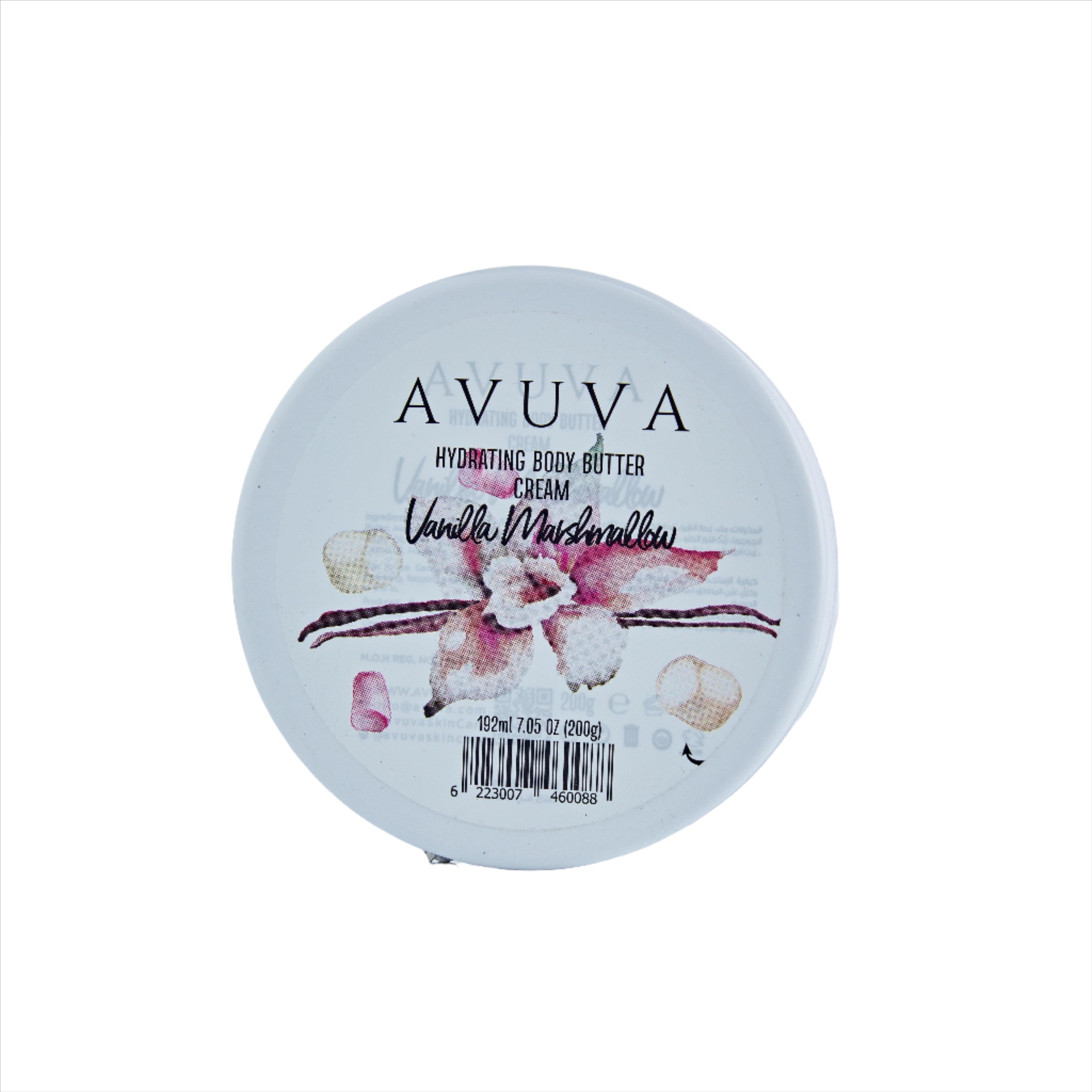 AVUVA BODY BUTTER - VANILLA MARSHMALLOW - Beauty Bounty