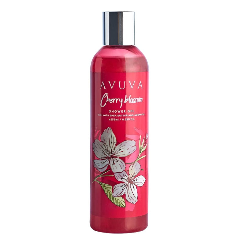 AVUVA CHERRY BLOSSOM - SHOWER GEL 253 ML - Beauty Bounty