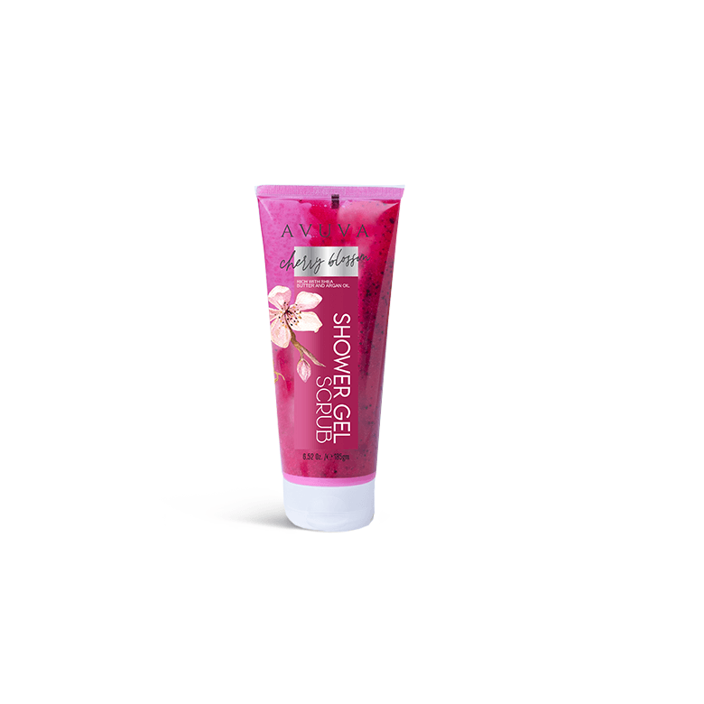 AVUVA SHOWER SCRUB Cherry Blossom - Beauty Bounty