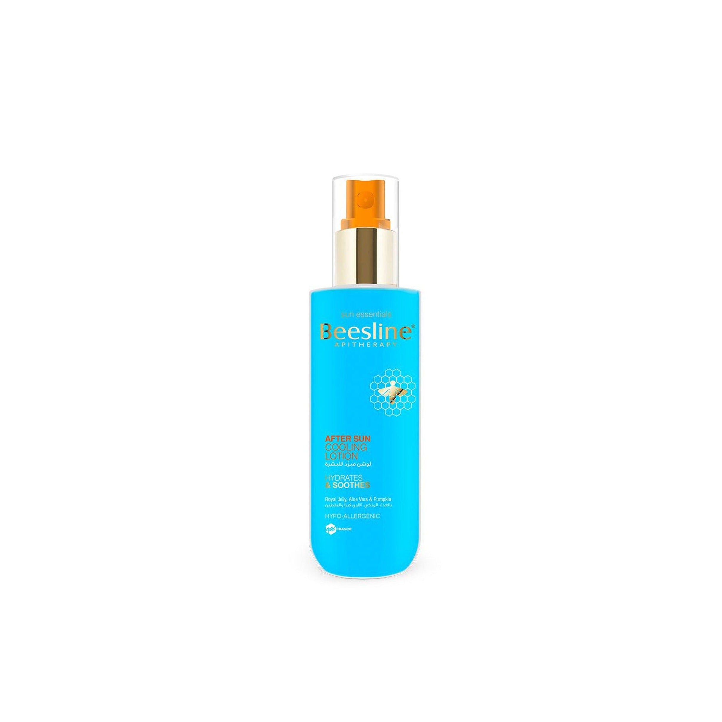 Beesline Blue PET bottle After Sun cooling lotion - Beauty Bounty