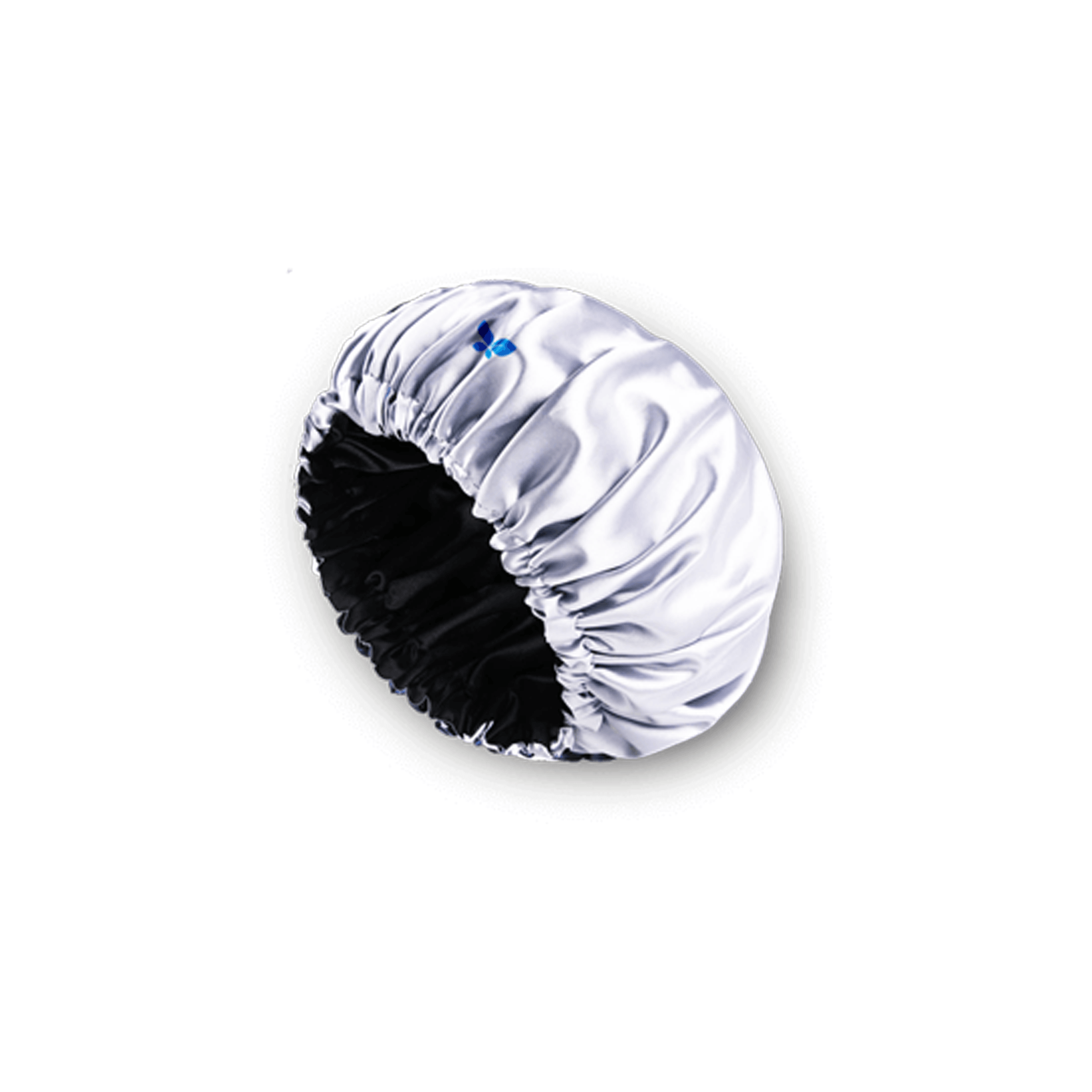 Bless satin bonnet (silver) - Beauty Bounty