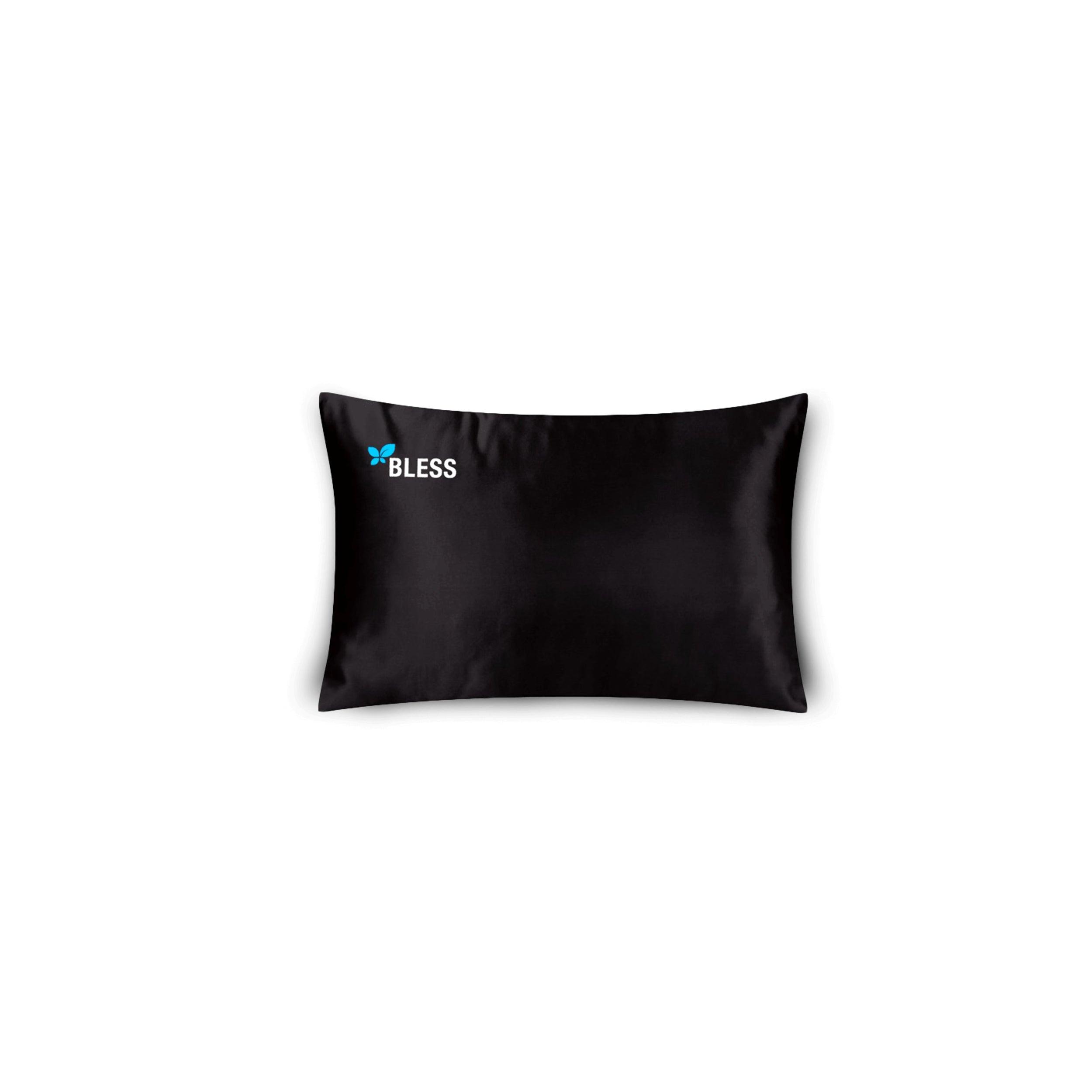 Bless satin pillowcase (Black) - Beauty Bounty