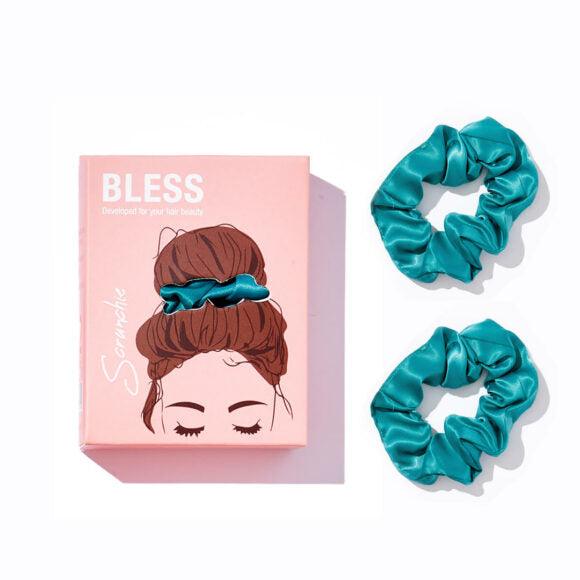 Bless Scrunchies Set Petrol Green - Beauty Bounty