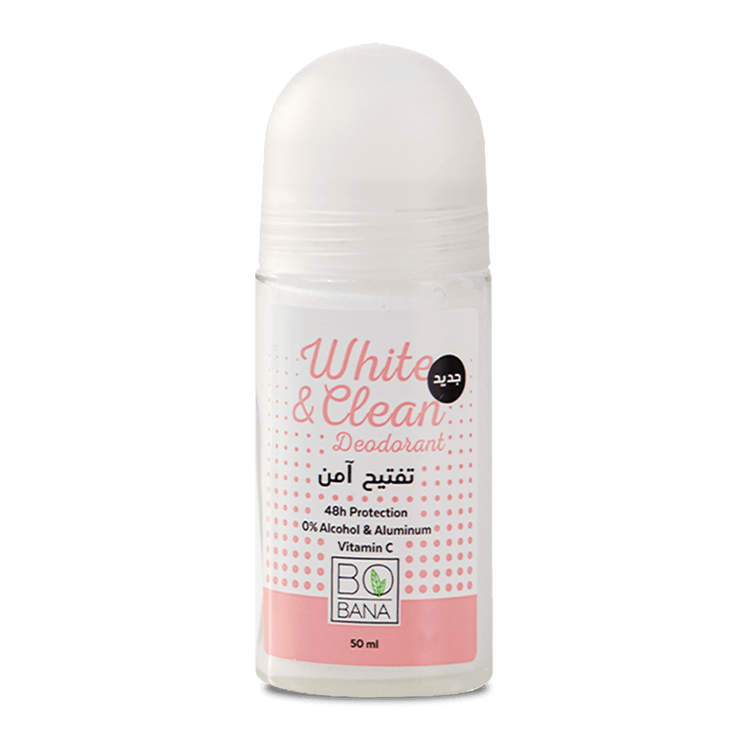 Bobana Roll-On White & Clean, 50ml - Beauty Bounty