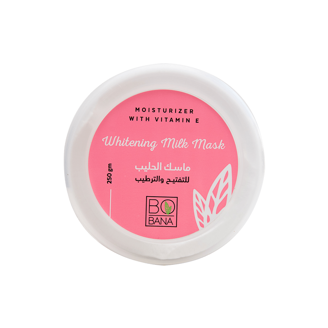 Bobana Whitening Milk Mask, with Vitamin E 250gm - Beauty Bounty