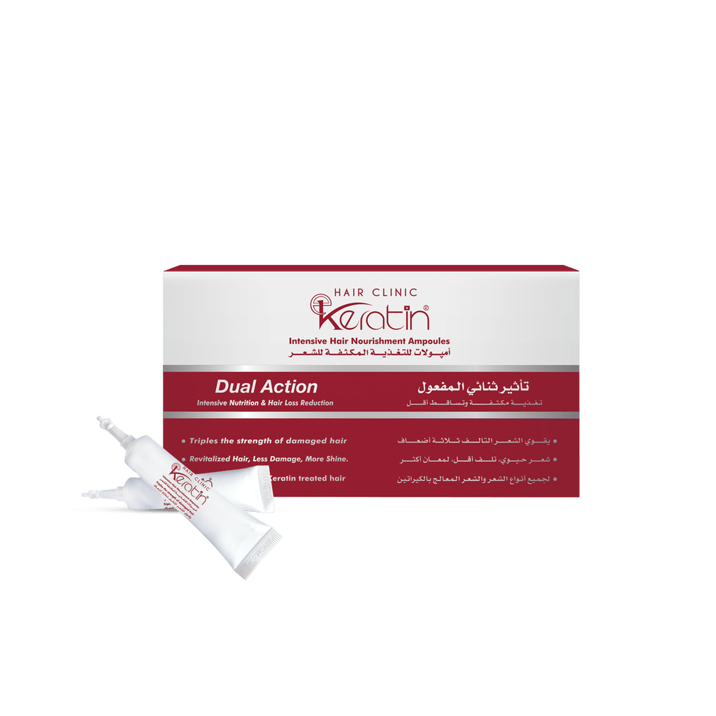 Eva Hair Clinic Keratin ampoules - (7 ampoules) - Beauty Bounty