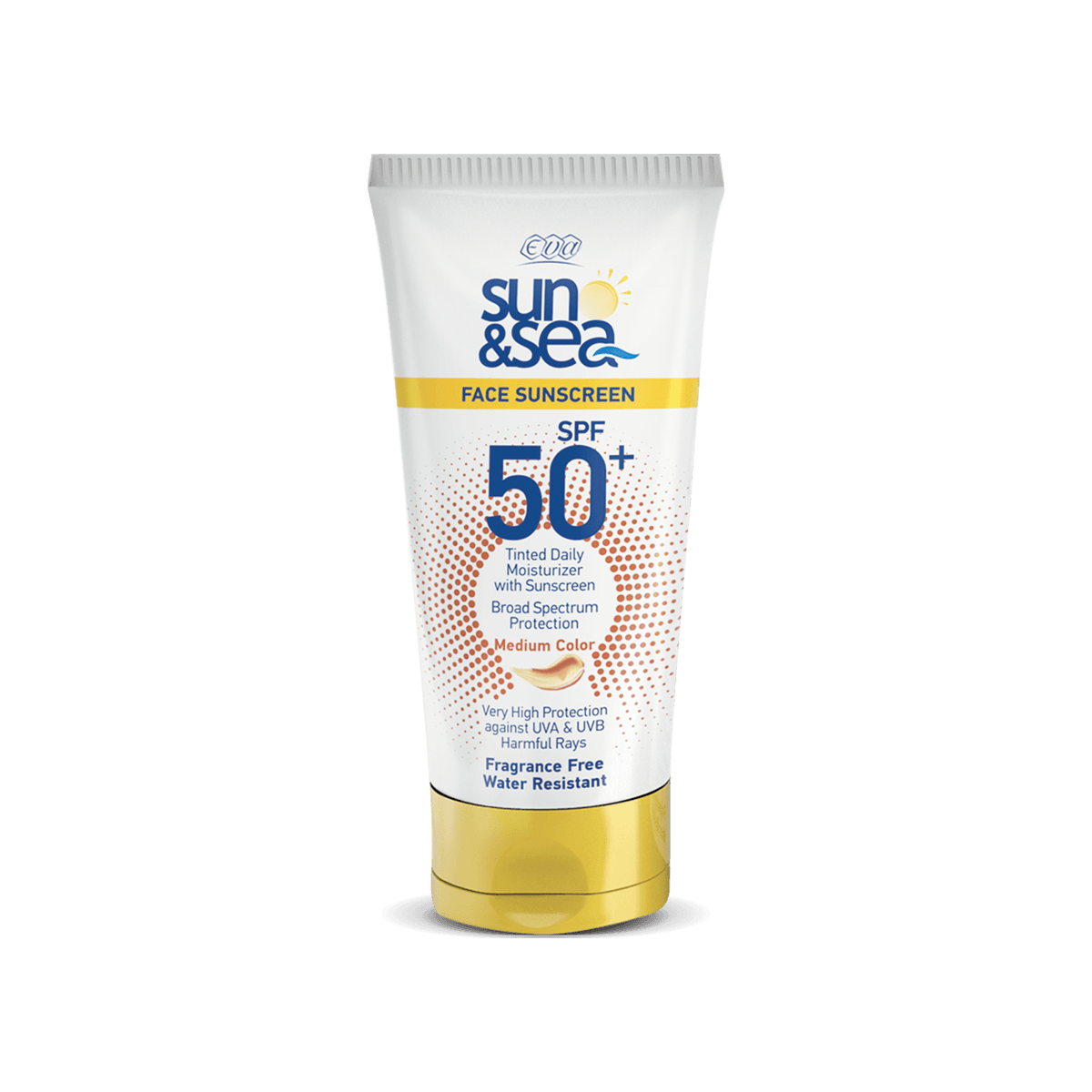 Eva Sun & Sea Face Tinted Sunscreen 50+ 40 ml + Hair Band free gift - Beauty Bounty