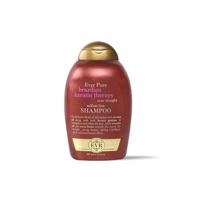 Ever Pure Brazilian Keratin Therapy Shampoo Ever Straight - 385ml - Beauty Bounty