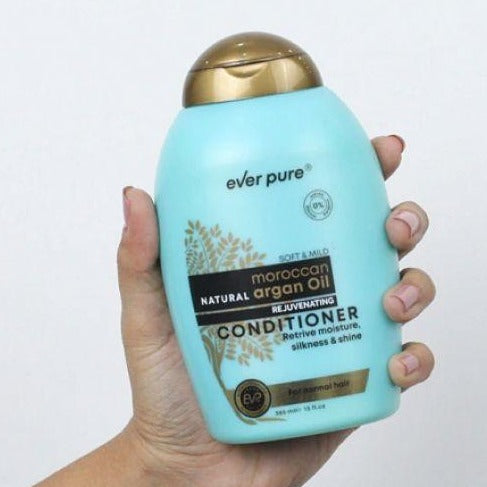 Ever Pure Moroccan Argan Oil Renewing Conditioner 385ml - Beauty Bounty