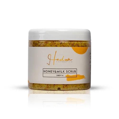 Hadwa Cosmetics Honey & Milk face scrub - Beauty Bounty