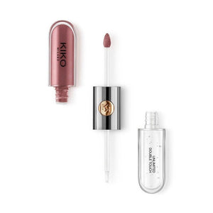 Kiko Liquid lipstick Unlimited Double Touch 121 Dark Rosy Chestnut - Beauty Bounty