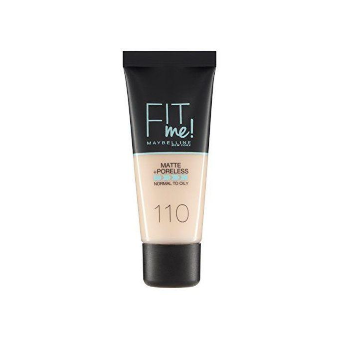 Maybelline NewYork Fit Me Matte & Poreless Foundation 110 Porcelain - Beauty Bounty