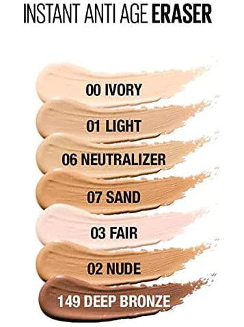 Maybelline NewYork Instant Age Rewind Eraser Dark Circles Eye Concealer - 02 Nude - Beauty Bounty