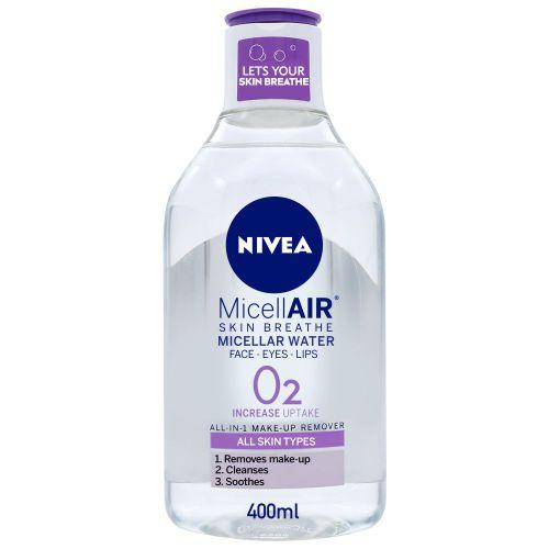 Nivea Micellair Water O2 Cleanser & Make-up Remover 400 ml - Beauty Bounty