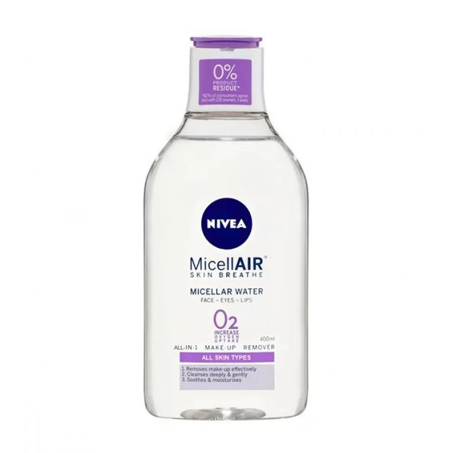 Nivea Micellair Water O2 Cleanser & Make-up Remover 400 ml - Beauty Bounty