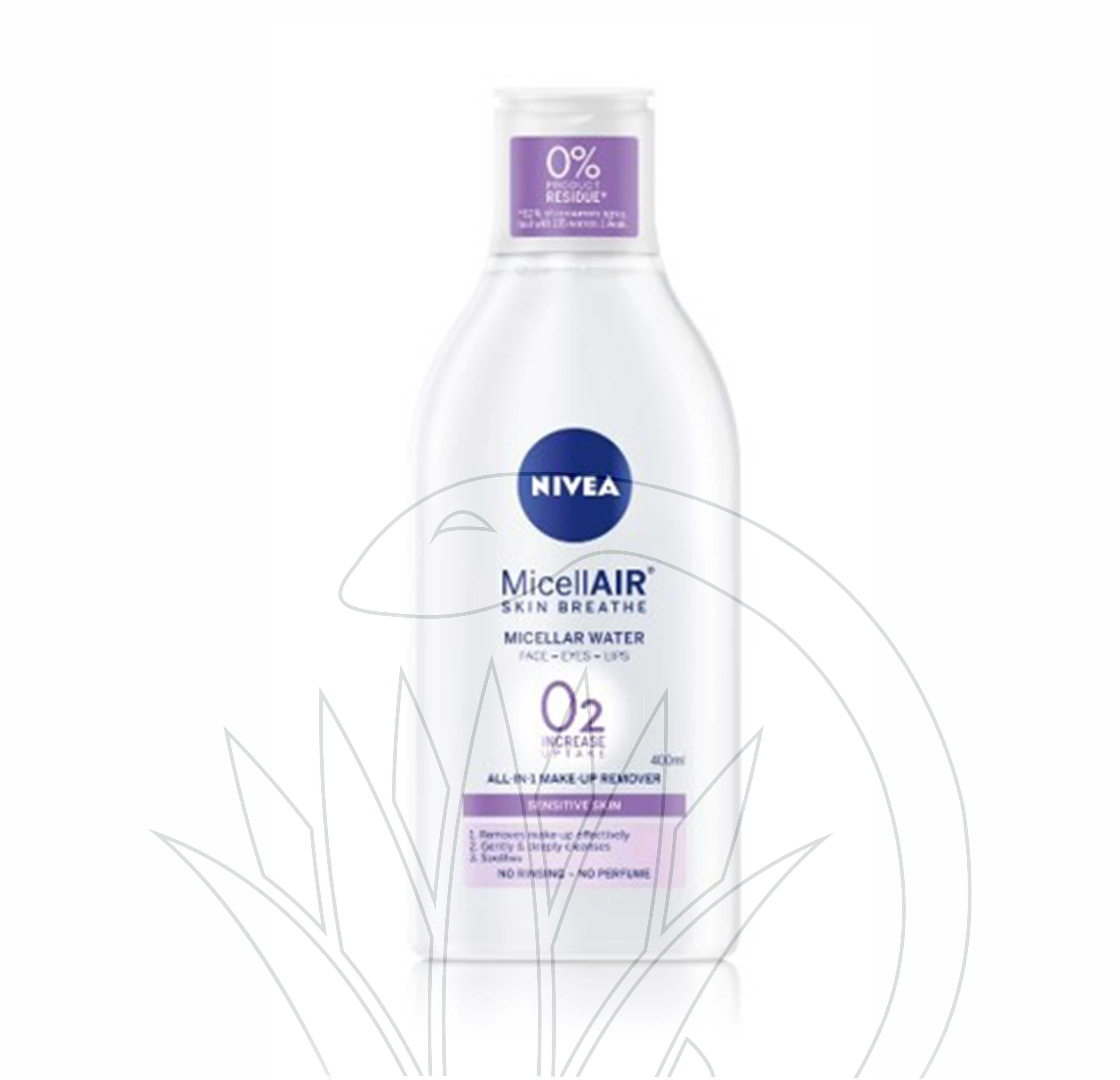 Nivea Micellair Water O2 Cleanser & Make-up Remover 400 ml - Beauty Bounty