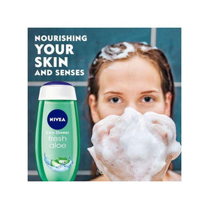 Nivea Shower Gel Fresh Aloe 250ml - Beauty Bounty