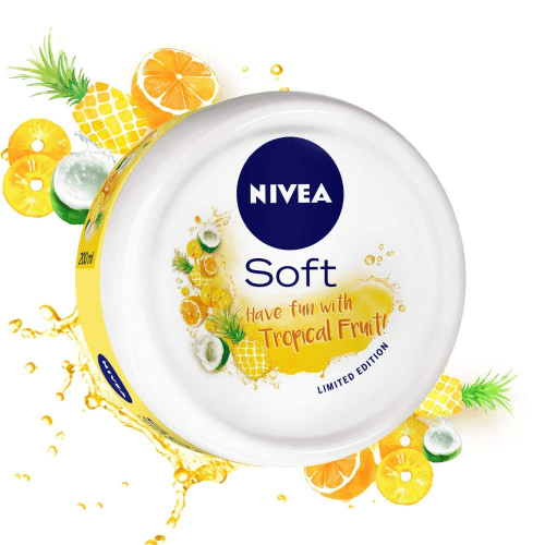 Nivea Soft Freshies Tropical Fruit Cream - 100ml - Beauty Bounty