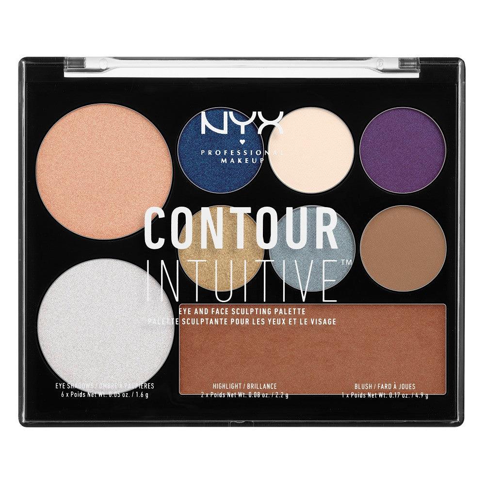 NYX Professional Makeup Contour Intuitive Palette Jewel Queens - Beauty Bounty