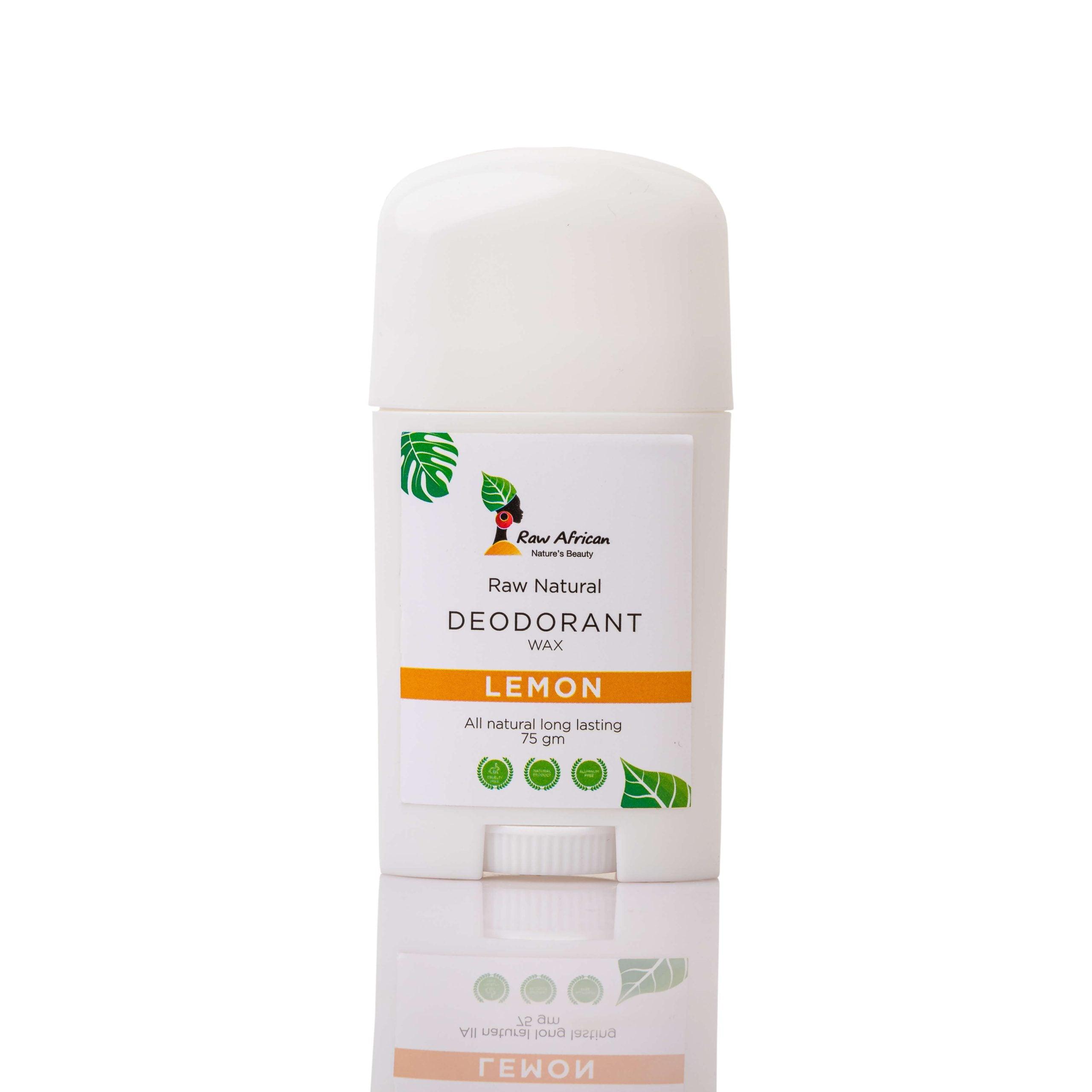 Raw African Lemon Deodorant - Beauty Bounty