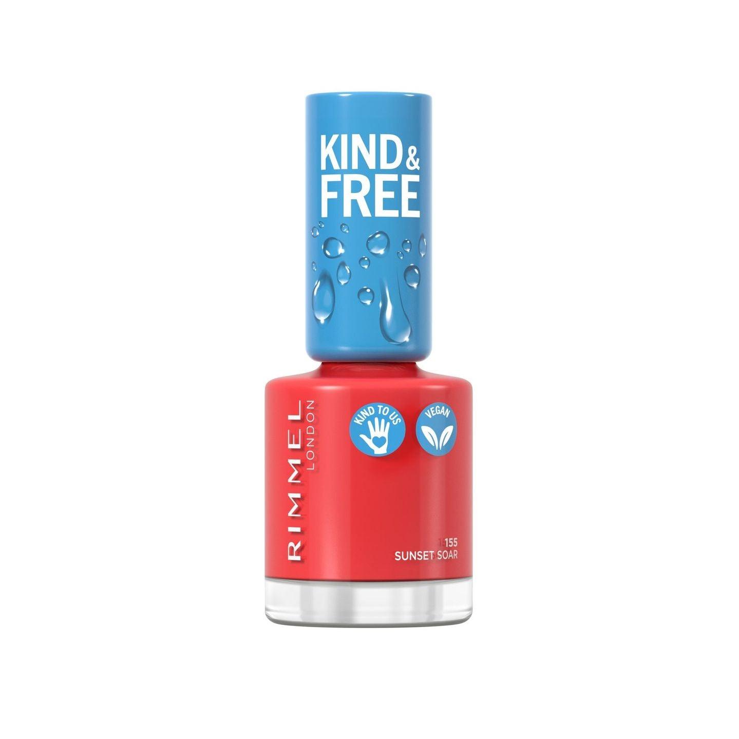 Rimmel London Kind & Free Nail Polish 8 ML 155 SUNSET SOAR IV - Beauty Bounty