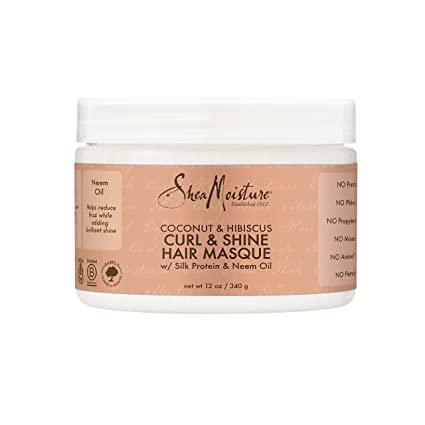 SheaMoisture COCONUT & HIBISCUS CURL & SHINE HAIR MASQUE - Beauty Bounty