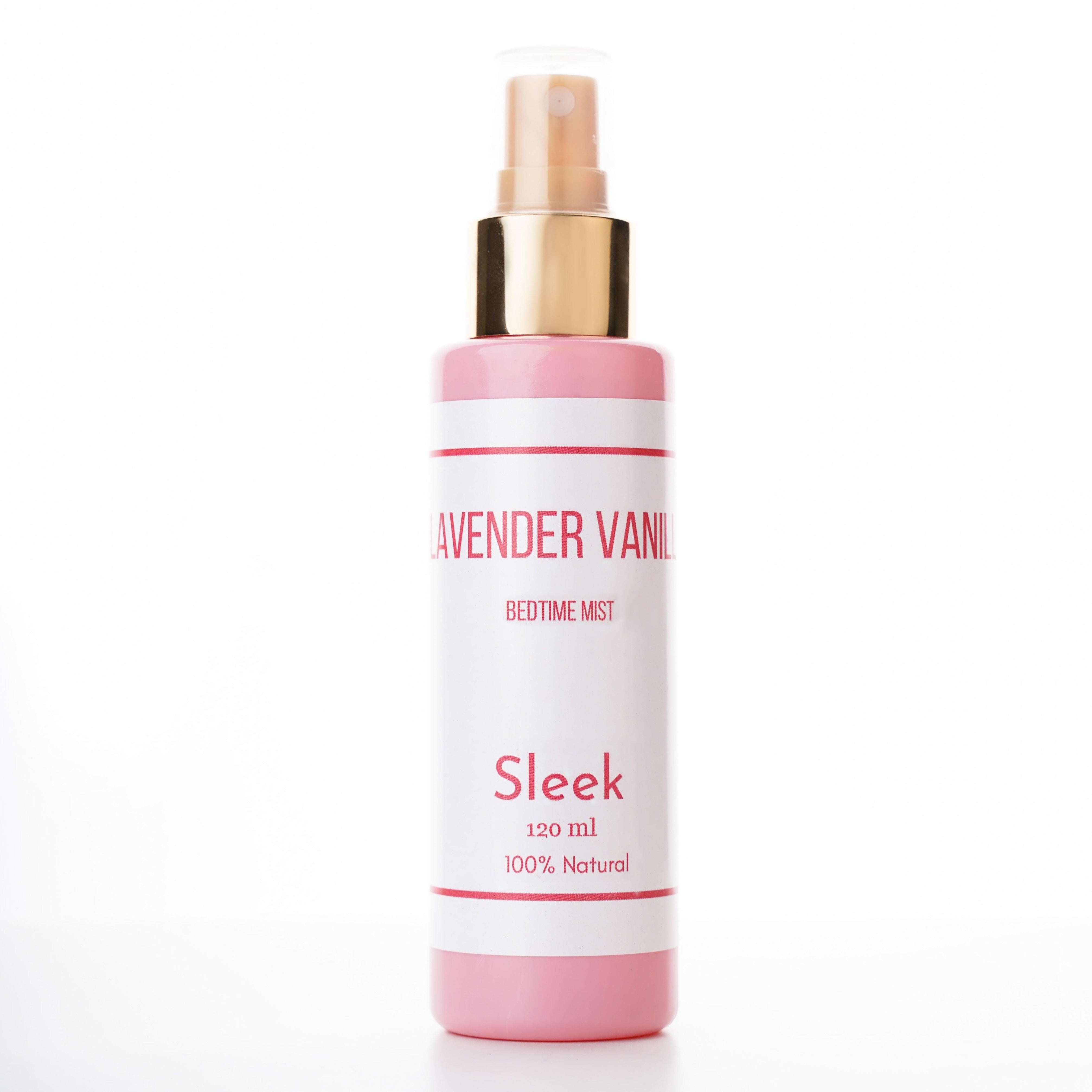 Sleek Lavender Vanilla Mist - Relaxing Bedtime Mist - Beauty Bounty