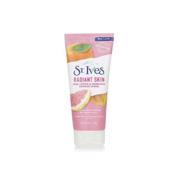 ST.IVES RADIANT SKIN PINK LEMON & MANDARIN ORANGE FACE SCRUB - Beauty Bounty