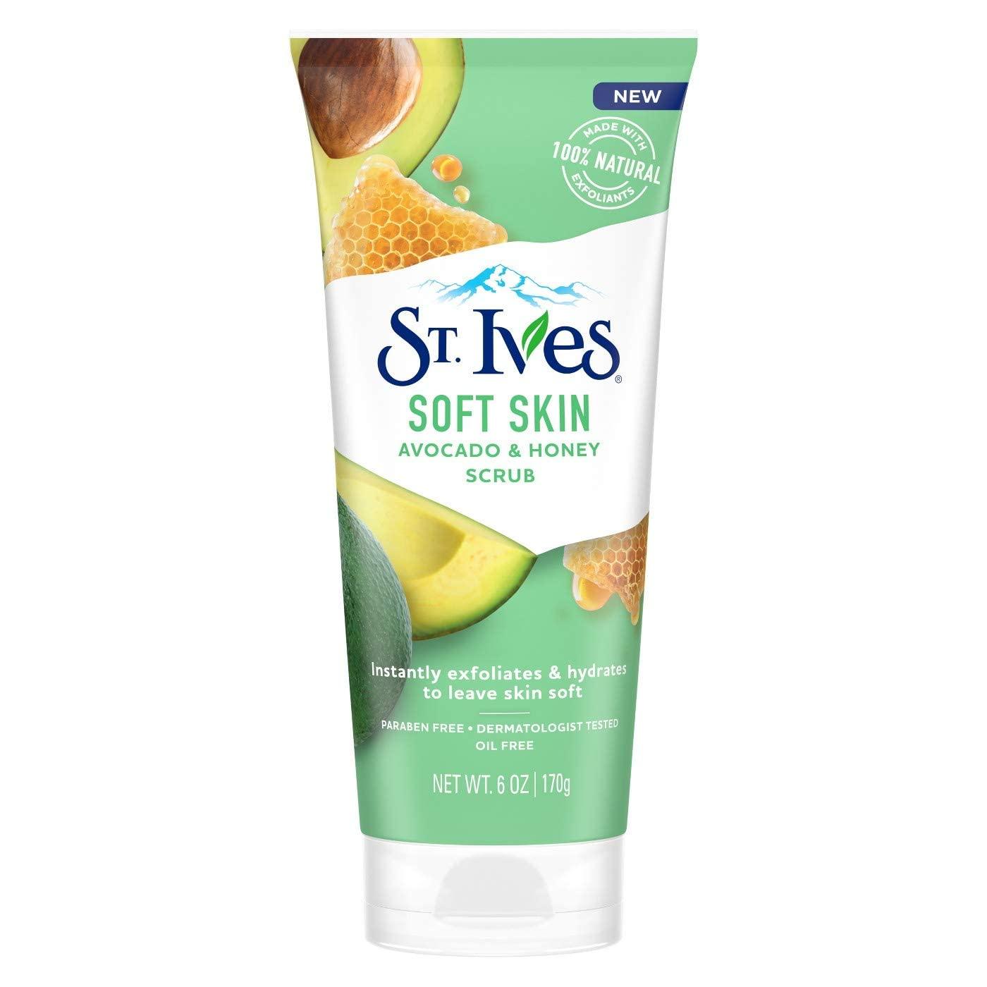 ST.IVES SOFT SKIN AVOCADO & HONEY FACE SCRUB - Beauty Bounty