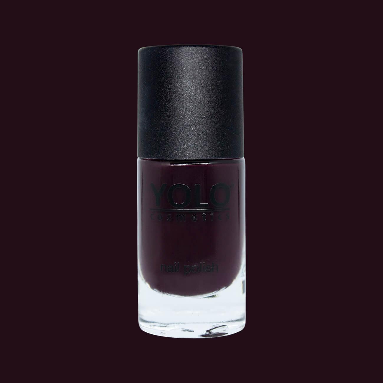 YOLO Nail Polish Maroon 132 - Beauty Bounty